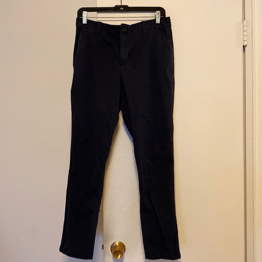 GAP Navy Khaki Girlfriend Chino Ankle length pants